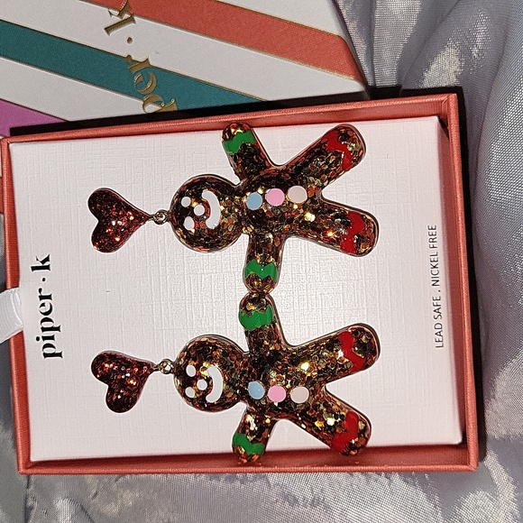 Gingerbread Earrings BNIB - Picture 1 of 2